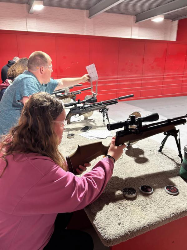 Acomb Clients take aim